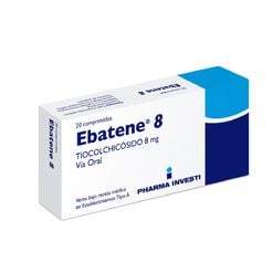 Product image of Ebatene 8 mg x 20 Comprimidos - Megalabs chile s.a