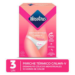 Product image of Parches Térmicos Nosotras Calma-V x3