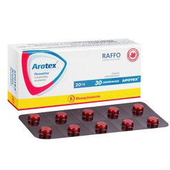 Product image of Arotex 20 mg x 30 Comprimidos Recubiertos - Raffo s.a