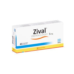 Zival 5 mg x 40 Comprimidos Recubiertos - Saval s.a.