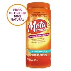 Metamucil Fibra Natural Soluble Sabor Naranja 425 g - Procter & gamble ch