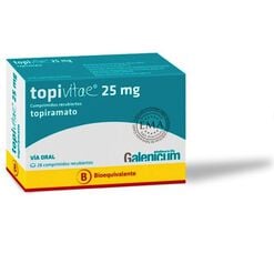 Product image of Topivitae 25 mg x 28 Comprimidos Recubiertos - Galenicum health chi