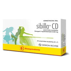 Product image of SIBILLA CD ANTICONCEPTIVO ORAL 28COMP RE - Gedeon richter chile spa