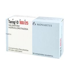 Tareg-D 160 mg/25 mg x 56 Comprimidos Recubiertos - Axon