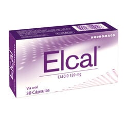 Elcal 320mg x 30 Cápsulas - Andromaco s.a.