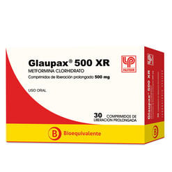 Glaupax XR 500 mg x 30 Comprimidos de Liberación Prolongada - Pasteur