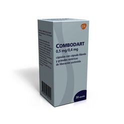 Product image of Combodart x 30 Cápsulas Con Gránulos Entéricos De Liberación Sostenida - Glaxosmithkline chile