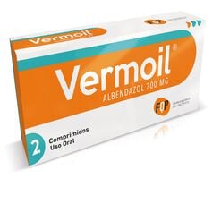 Vermoil 200 mg x 2 Comprimidos - Farmoquimica del pac