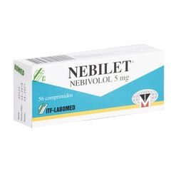 Nebilet 5 mg x 56 Comprimidos - Itf - labomed