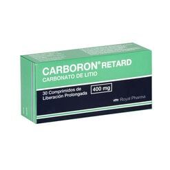 Product image of Carboron Retard 400 mg x 30 Comprimidos de Liberación Prolongada - Megalabs chile s.a