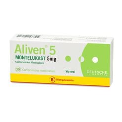 Aliven 5 mg x 30 Comprimidos Masticables - Deutsche pharma