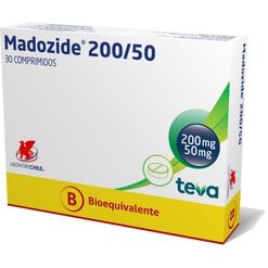 Product image of Madozide 200 mg/50 mg x 30 Comprimidos - Chile