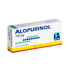 Product image of Alopurinol 100 mg Caja 20 Comp. MINTLAB CO SA