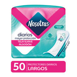 Product image of Protectores Diarios Nosotras Largos 50Un