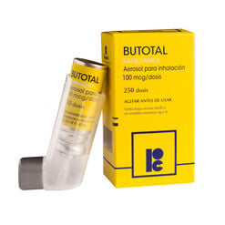 Butotal HFA 100 mcg/dosis x 250 Dosis Aerosol para Inhalación - Dm pharma