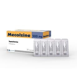 Mecolzine 500 mg x 30 Supositorios - Faes farma chile