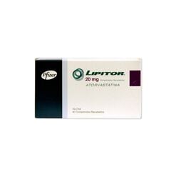 Lipitor 20 mg x 90 Comprimidos Recubiertos - Pfizer de chile s.a.