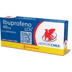 Product image of Ibuprofeno 400 mg x 20 Comprimidos CHILE