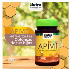 Apivit Infantil 30 Comp Masticables