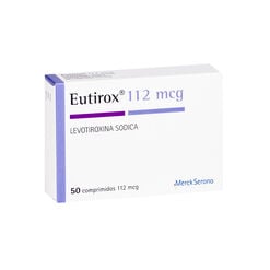 Eutirox 112 mcg x 50 Comprimidos - Merck