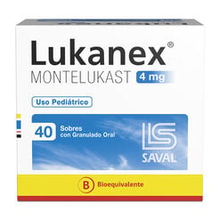 LUKANEX Montelukast 4 mg 40 sobr - Saval s.a.