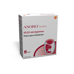 Anoro Ellipta 55 mcg/22 mcg Polvo para Inhalación 30 dosis - Glaxosmithkline chile