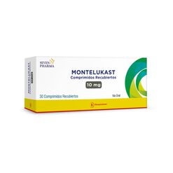 Montelukast 10 mg x 30 Comprimidos Recubiertos SEVEN PHARMA CHILE SPA