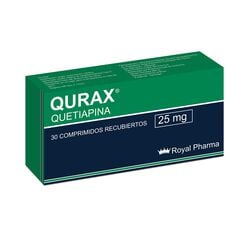 Product image of Qurax 25 mg x 30 Comprimidos Recubiertos - Megalabs chile s.a