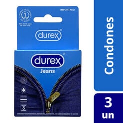 Product image of Durex Condones Jeans 3 unidades