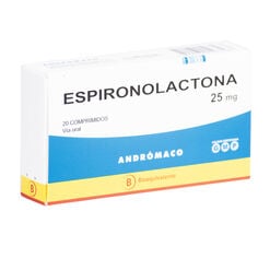 Product image of Espironolactona 25 mg x 20 Comprimidos ANDROMACO S.A.