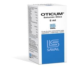 Oticum x 5 mL Solución Para Gotas Oticas - Saval s.a.