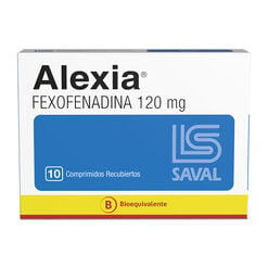 ALEXIA Fexofenadina clorhidrato 120 mg 10 comprimidos - Saval s.a.