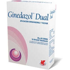 Ginedazol Dual 10 Óvulos Vaginales/20 g Crema Vaginal - Chile