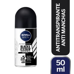 Product image of DESODORANTE ROLL ON NIVEA MEN INVISIBLE B&W 50ML
