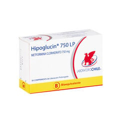 Hipoglucin LP 750 mg x 30 Comprimidos de Liberación Prolongada - Chile