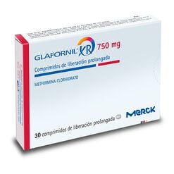 Glafornil XR 750 mg x 30 Comprimidos de Liberación Prolongada - Merck