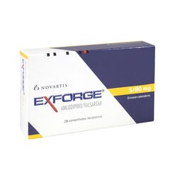 Exforge 5 mg/80 mg x 28 Comprimidos Recubiertos - Novartis