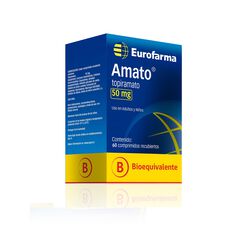 Product image of Amato 50 mg x 60 Comprimidos Recubiertos - Eurofarma chile