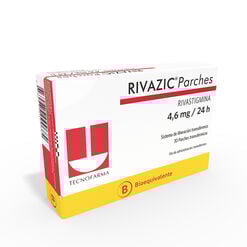 Product image of Rivazic 4.6 mg/24 horas x 30 Paches Sistema de Liberación Transdérmico - Tecnofarma s.a.