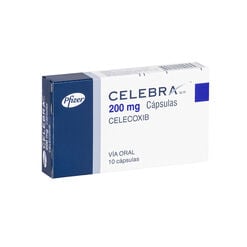Celebra 200 mg x 10 Cápsulas - Aspen chile farma