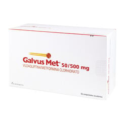 Galvus Met 50 mg/500 mg x 56 Comprimidos Recubiertos - Axon