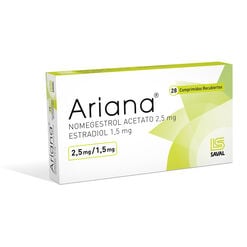 Ariana Nomegestrol/Estradiol 28comp Rec - Saval s.a.