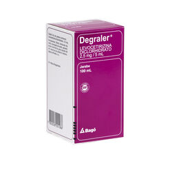 Product image of Degraler 2,5 mg/ 5 mL x 100 mL Jarabe - Bago