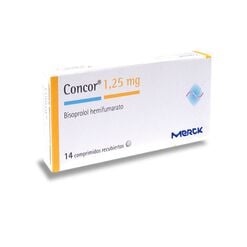 Concor 1.25 mg x 14 Comprimidos Recubiertos - Merck