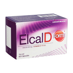 Elcal D Forte x 60 Cápsulas - Andromaco s.a.