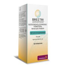 Breztri 160/7,2/4,8 Aerosphere x 120 Dosis Aerosol para Inhalacion - Astrazeneca