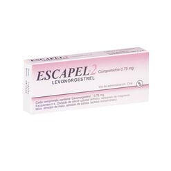 Product image of Escapel-2 0,75 mg x 2 Comprimidos - Gedeon richter chile spa