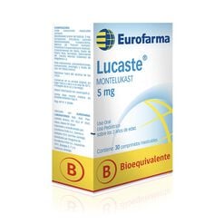 Lucaste 5 mg x 30 Comprimidos Masticables - Eurofarma chile