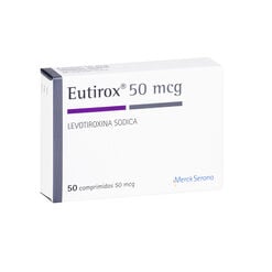 Eutirox 50 mcg x 50 Comprimidos - Merck