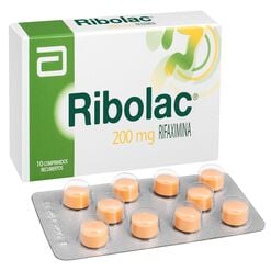 Product image of Ribolac 200 mg x 10 Comprimidos Recubiertos - Recalcine s.a.